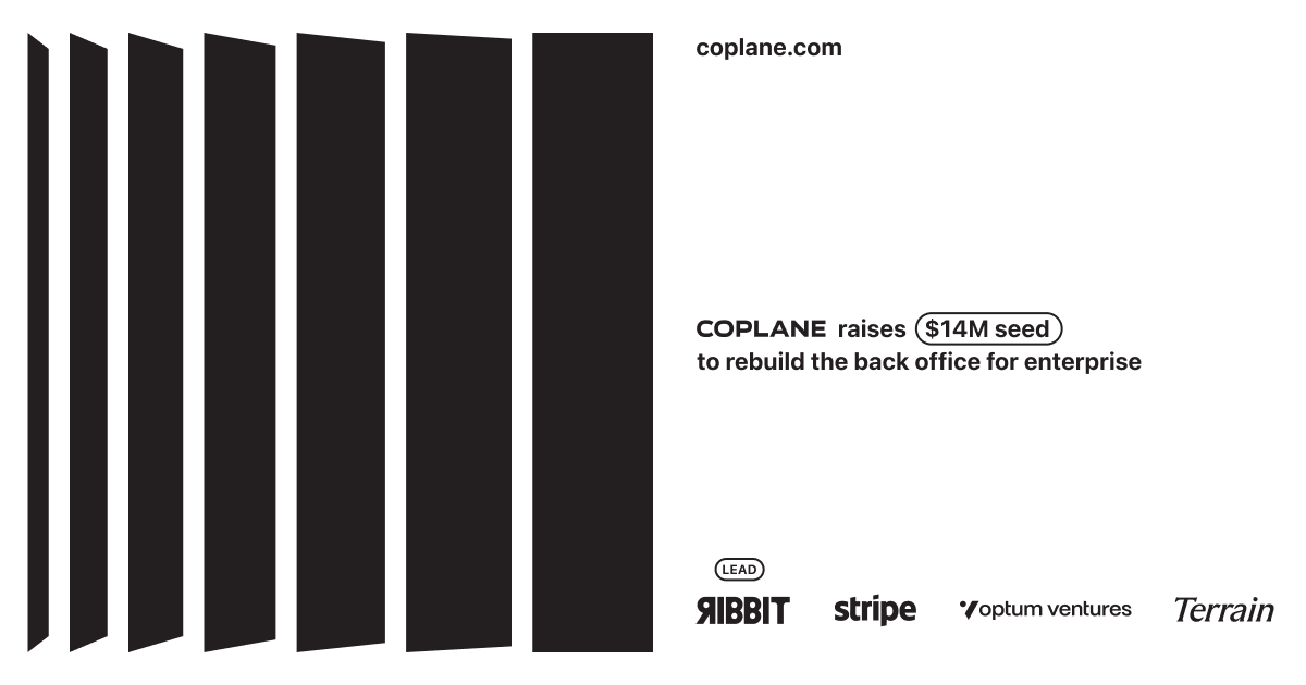TheVCNotebook's tweet card. We are excited to announce our $14 million seed round led by Ribbit, with participation from Stripe, Optum Ventures and Terrain.