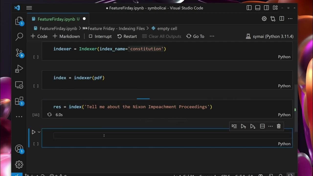 ExtensityAI's tweet card. Feature Release SymbolicAI Framework - Indexer