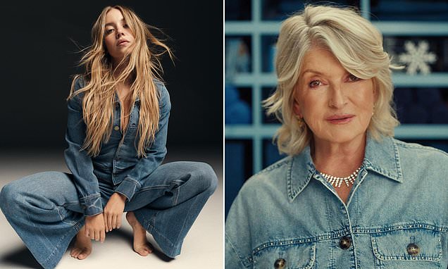 aspfrt's tweet card. Martha Stewart , 84, appears to have been tapped as the new face of American Eagle as it attempts to move away from their controversy with actress Sydney Sweeney.
