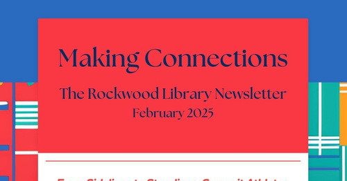 RSHSLibrary's tweet card. Making Connections