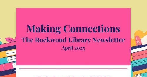 RSHSLibrary's tweet card. Making Connections