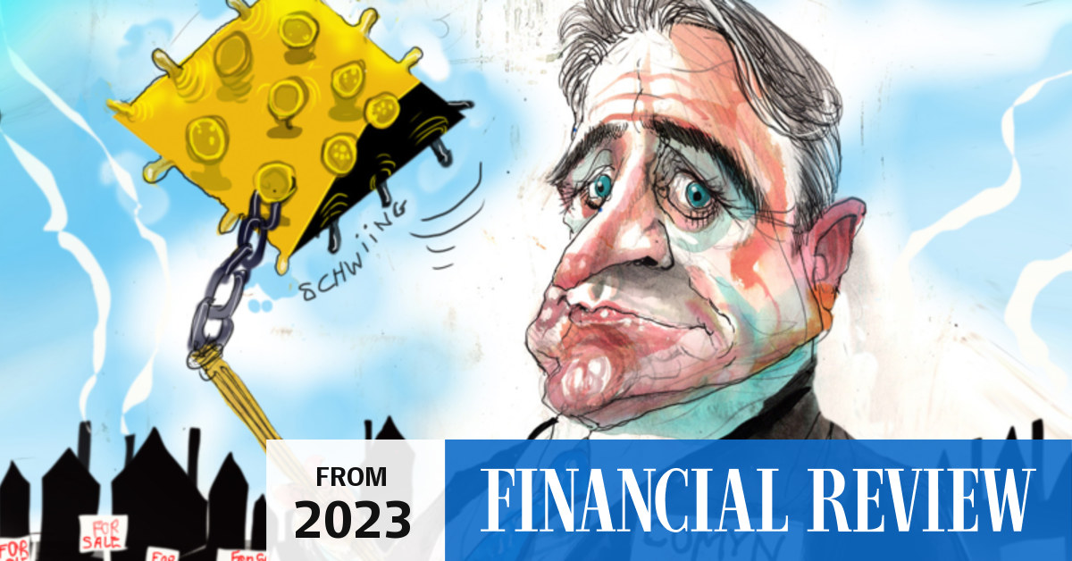 HashChing's tweet card. Matt Comyn backed out of home-loan competition to protect shareholder profits. But now his firm’s book has shrunk, a rare event for the country’s biggest bank.