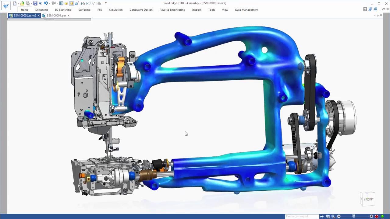 ProFab3D's tweet card. Generative Design in Solid Edge ST10