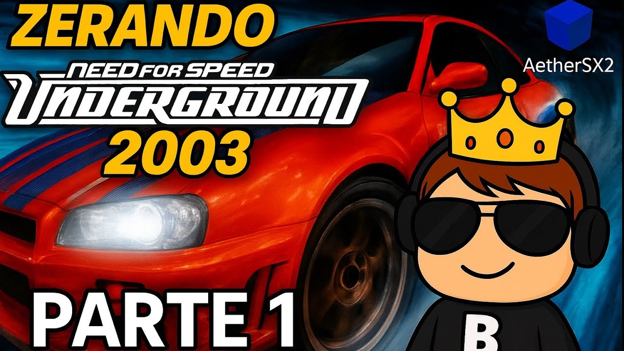 __davi__wz's tweet card. 🔥 Início da Jornada – Zerando NFS Underground 2003 – Parte 1