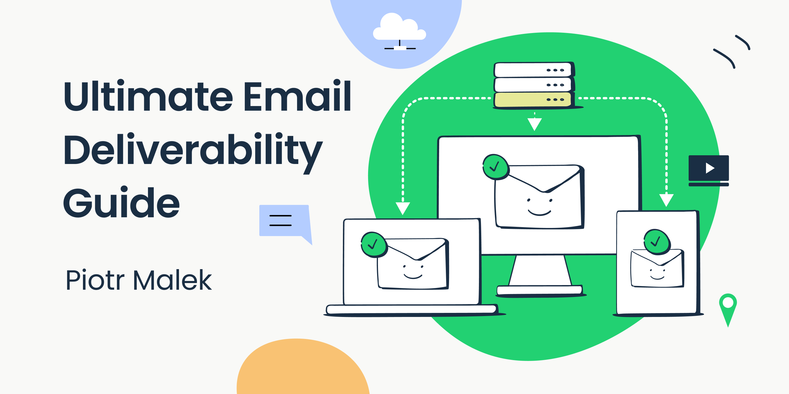 Mailtrap's tweet card. Having trouble getting your emails to inboxes? Learn more about email deliverability: problems, metrics, tips for improving it, and tools to use.