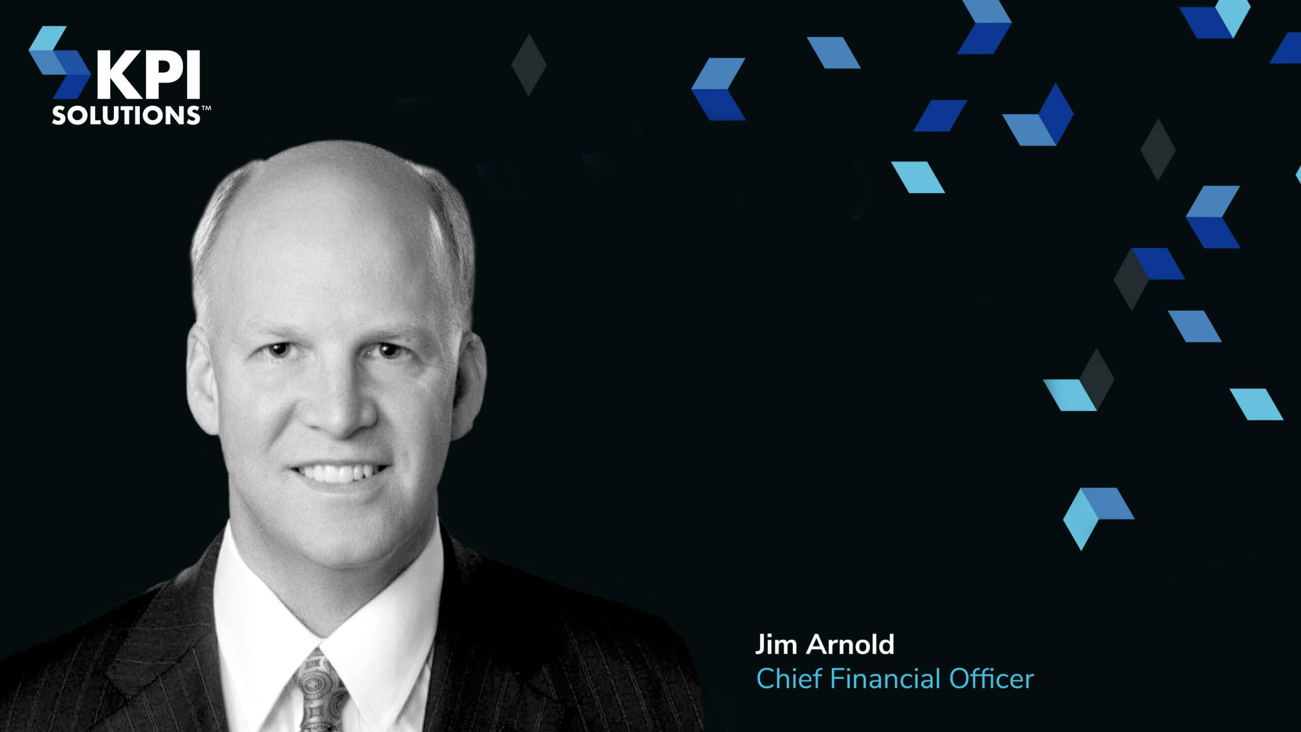 KPI_solutions_'s tweet card. KPI Solutions has hired James (Jim) Arnold as its Chief Financial Officer, effective October 2023.