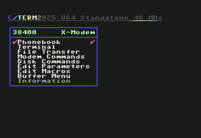 TheOasisBBS's tweet card. C-Term U64 2025 brings a new Ultimate64 terminal app with phonebook, file transfer, macros and more from Raiders of the Lost Empire.