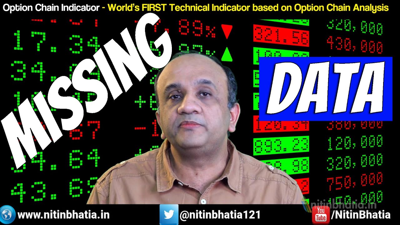 nitinbhatia121's tweet card. MISSING Option Chain Data for Analysis | Option Chain Indicator...