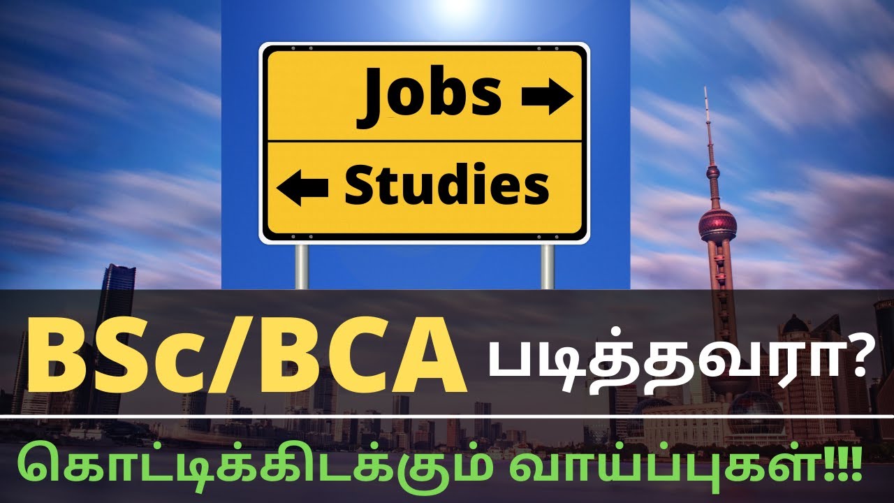 learningabode5's tweet card. BSc BCA படித்த பிறகு என்ன செய்யலாம்? | Higher Education or Jobs? |...