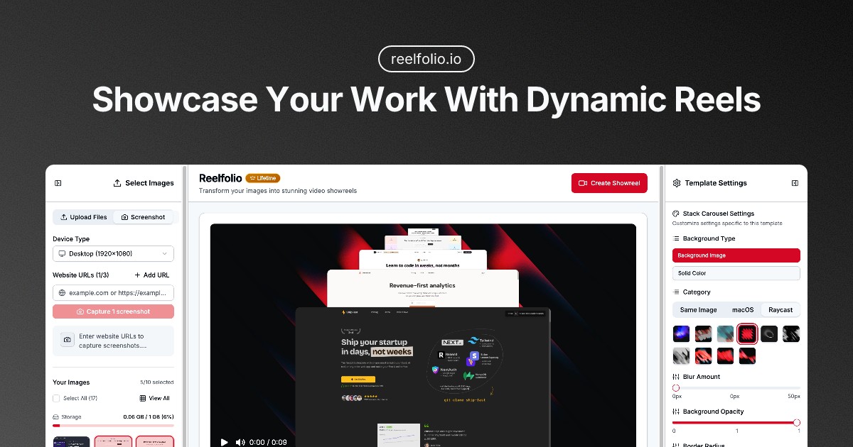 YassineZaanouni's tweet card. Turn your screenshots and clips into professional video portfolios. No editing skills required. Built for developers, designers, and creatives.