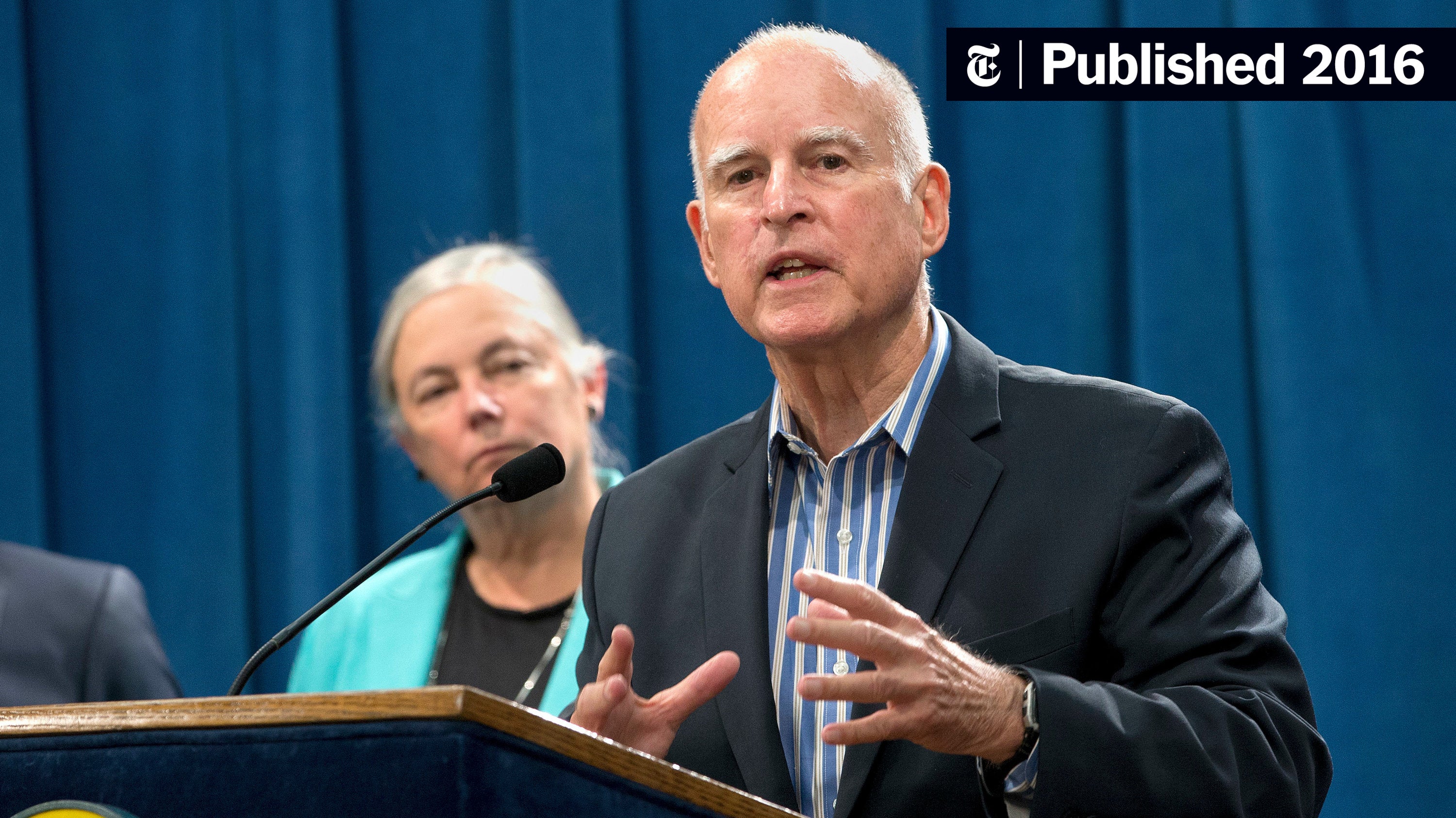 TomSteyer's tweet card. Lawmakers passed, and Gov. Jerry Brown promised to sign, bills requiring the state to reduce greenhouse gas emissions to 40 percent below 1990 levels.