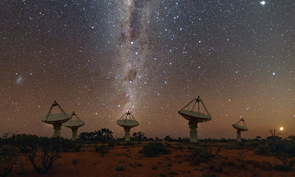 CSIRO's tweet card. The specialised system was developed to rapidly detect mysterious fast radio bursts and other space phenomena.