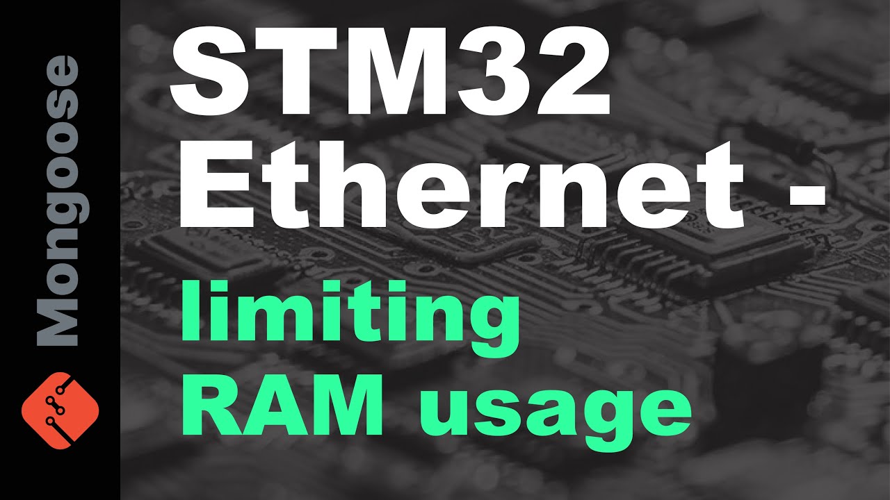 MongooseOS's tweet card. STM32 Ethernet - Limiting TCP/IP Memory Usage to a Preallocated...