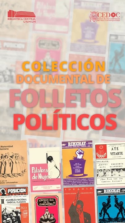 cedoc_unmsm's tweet card. Colección Documental Folletos Políticos | CEDOC UNMSM