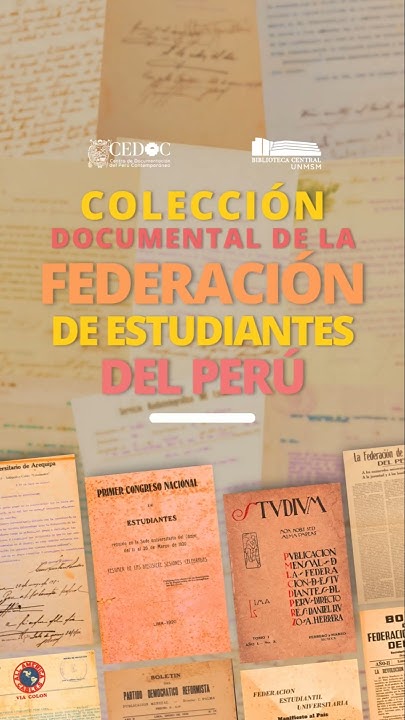 cedoc_unmsm's tweet card. Colección Documental de la Federación de Estudiantes del Perú | CEDOC...