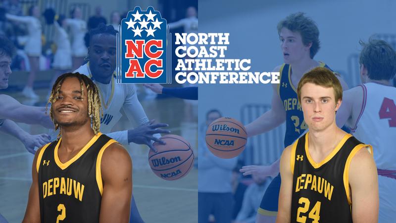 DePauwAthletics's tweet card. DePauw forwards Reph Stevenson (So., Fishers, Ind./Hamilton Southeastern) and Sam Jacobs (Jr., Fishers, Ind./Hamilton Southeastern) have been selected to the all-North Coast Athletic Conference Men's...
