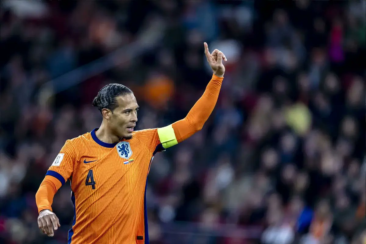 DaveOCKOP's tweet card. Virgil van Dijk and the rest of the Netherlands squad qualified for the 2026 World Cup with a 4-0 win over Lithuania on Monday night.
