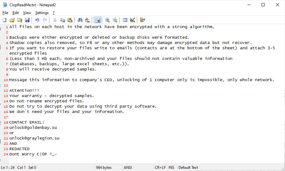 daveDFIR's tweet card. Cybercriminal gang FIN7 returned with a new wave of attacks aimed at deploying the Clop ransomware on victims' networks.