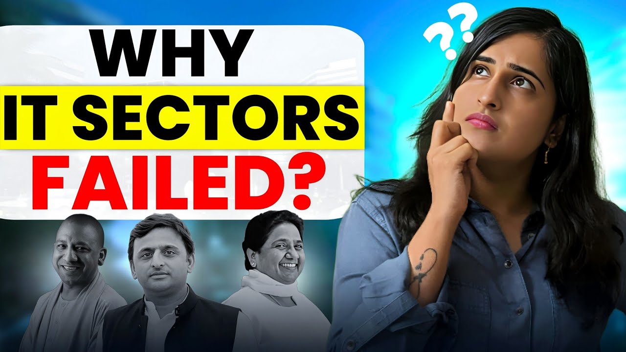 bewisewithricha's tweet card. Why IT failed in UP | Uttar Pradesh IT sector development | Bewise...