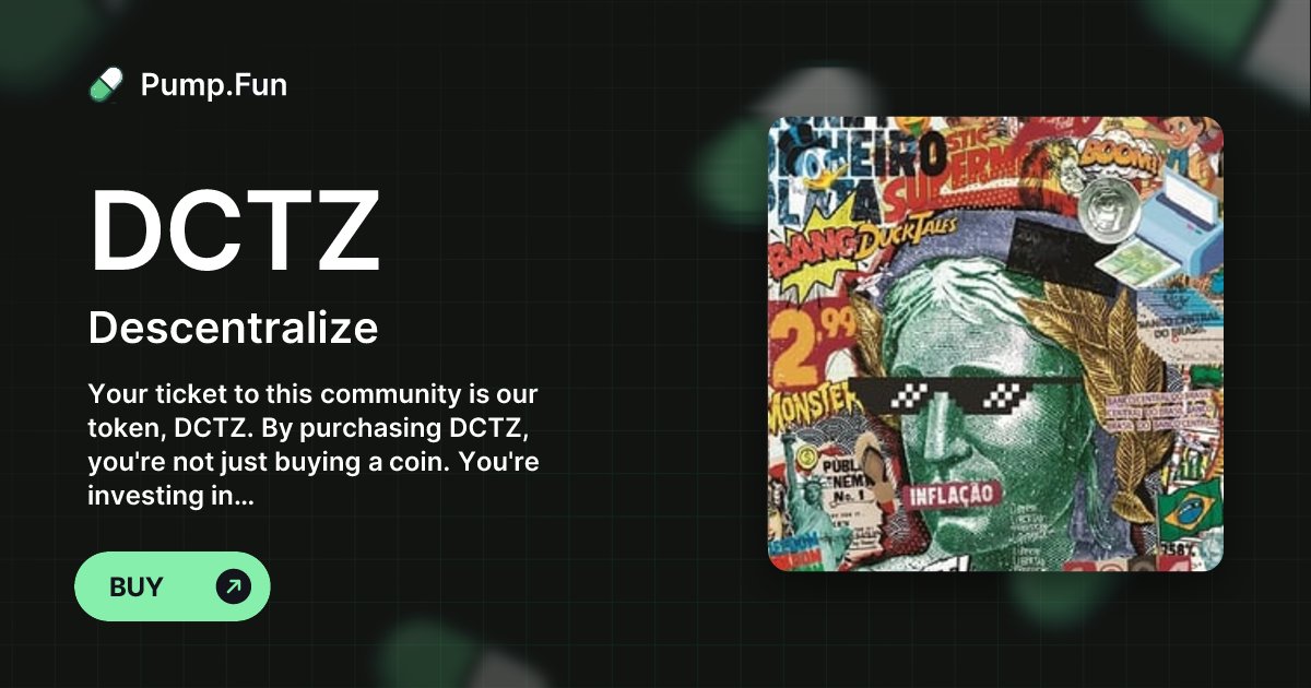 jeffw3b's tweet card. Your ticket to this community is our token, DCTZ. By purchasing DCTZ, you're not just buying a coin. You're investing in your future in the crypto market. DCTZ gives you exclusive access to: VIP...