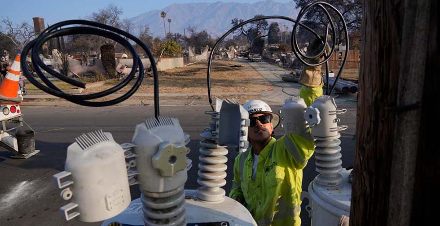 BusinessMN's tweet card. Transformer, circuit breaker, and cable shortages threaten U.S. grid reliability as demand surges from AI, electrification, and new data centers.