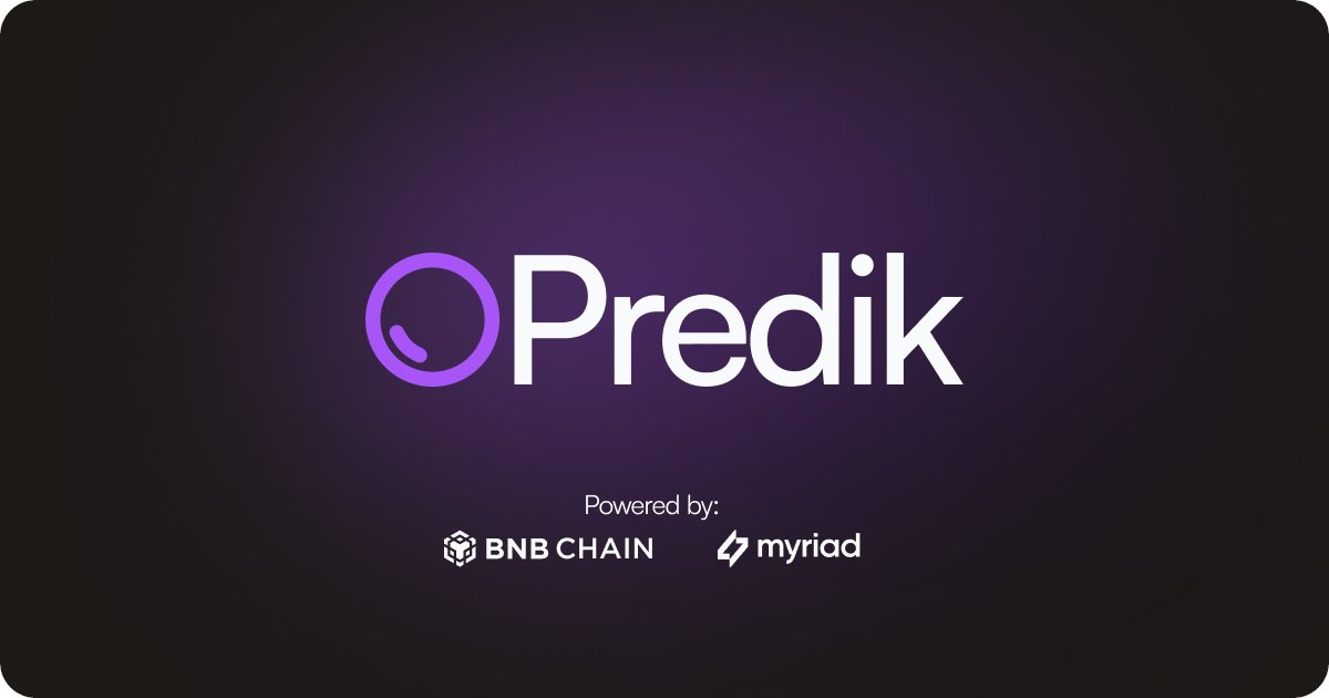 AbdulRo95555472's tweet card. Opera mercados de predicción en BNB Chain, impulsados por Myriad Protocol.
