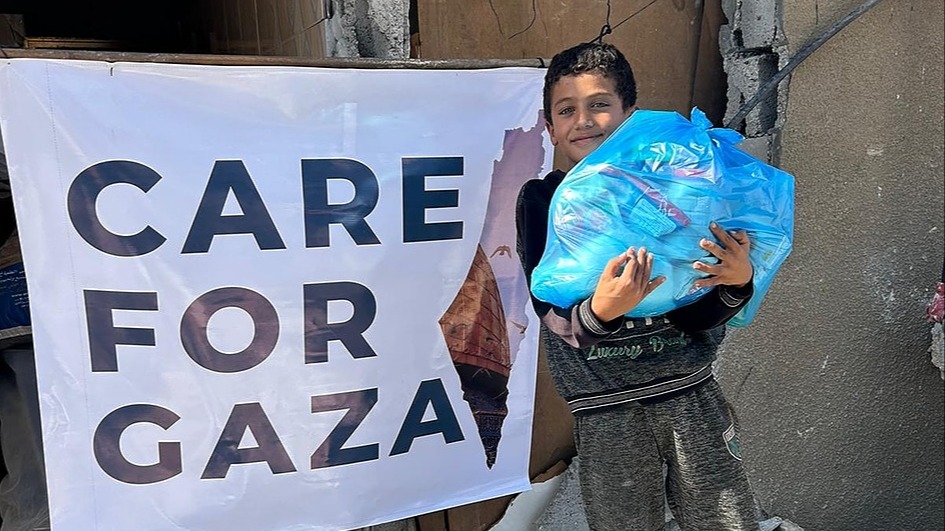 gthmic's tweet card. Families in Gaza are facing extreme hardship with limited access to food, water, and shelter. Care for Gaza works on the ground to deliver essential aid directly to displaced families. Every contri...