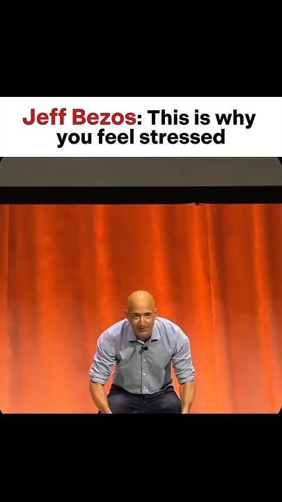 Exploro_paradox's tweet card. Jeff Bezos explains what is stress | #motivation #elonmusk #billion...
