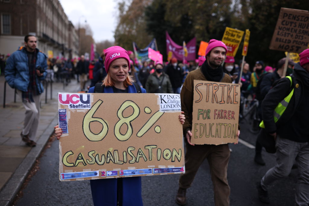 tribunemagazine's tweet card. Growing numbers of university staff face gig economy conditions with low pay and no security. Now they're striking – not just for their own conditions, but for the future of higher education.