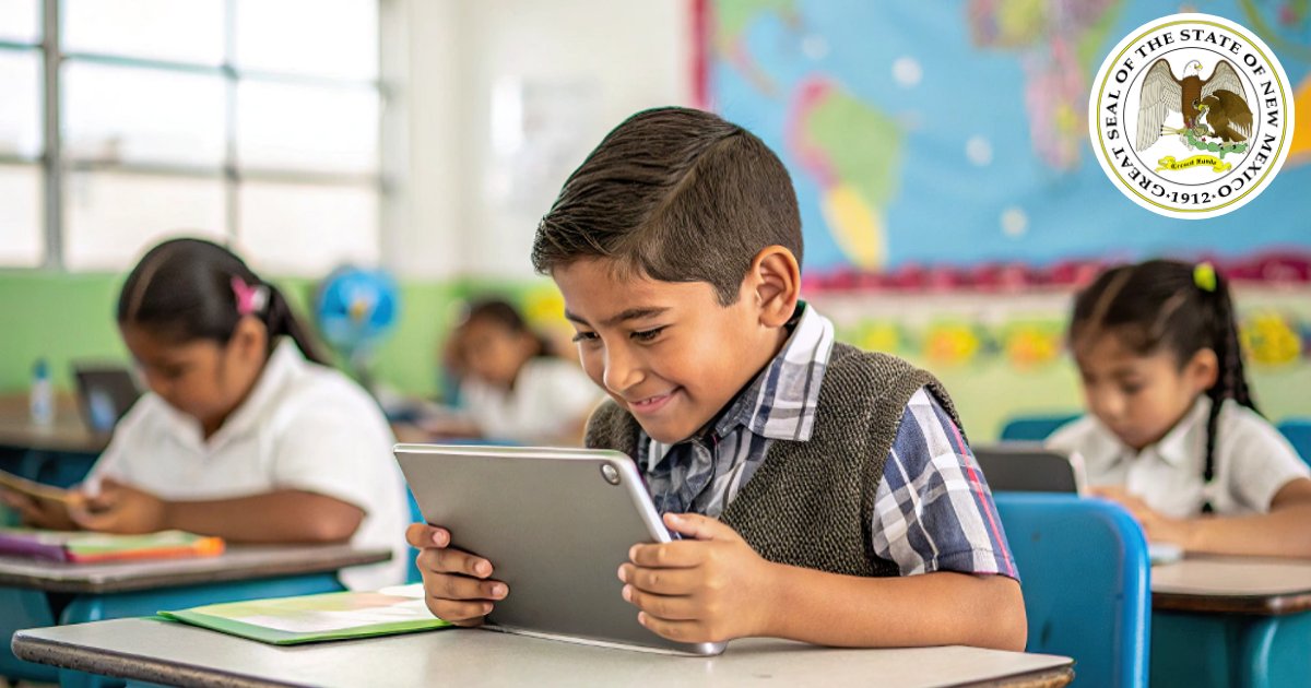 EvolvTechnology's tweet card. New Mexico school security received a $35M increase in 2025. Learn how districts can use funding for layered safety and weapons detection.