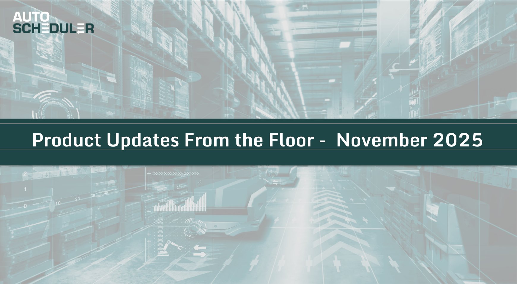 AutoschedulerAI's tweet card. Product Updates from the Floor - November 2025