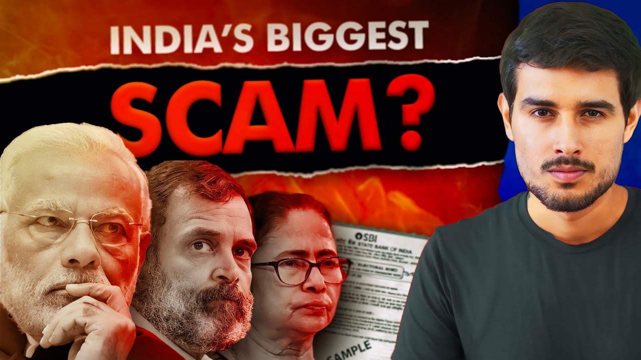 dhruv_rathee's tweet card. Electoral Bonds | The Biggest Scam in History of India? | Explained...