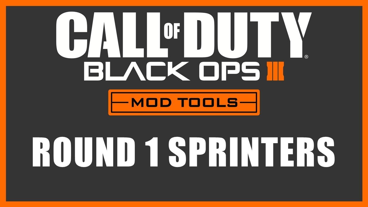 Program1151's tweet card. Black Ops 3 Mod Tools - Round 1 Sprinters