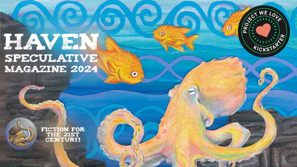 HavenSpec's tweet card. A digital science fiction and fantasy magazine publishing six issues a year and featuring fiction and poetry for the 21st century!