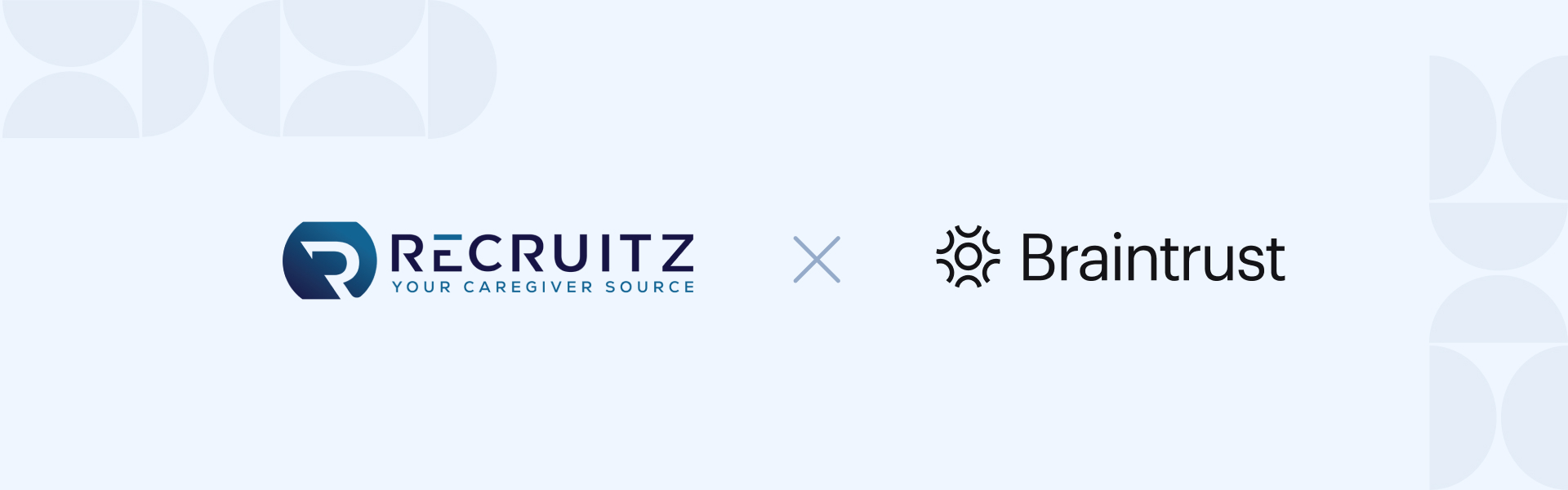 usebraintrust's tweet card. This fast growing recruiting agency cut interview time by 90% using Braintrust AIR — scaling their growth without adding headcount.