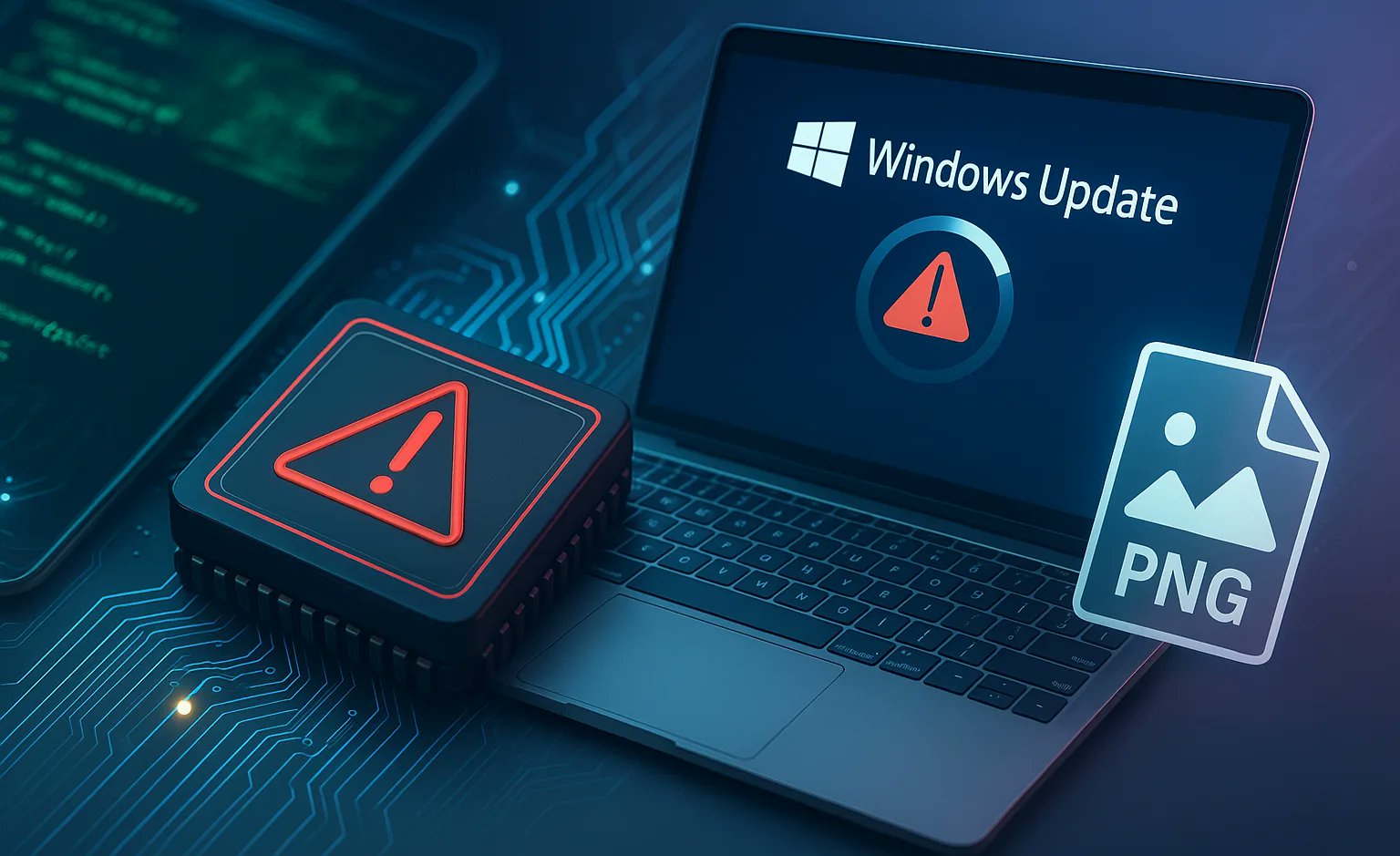 JeniSystems's tweet card. Details how ClickFix uses fake Windows Update pages, clipboard commands, mshta, PowerShell, and steganography in PNGs to drop LummaC2 and Rhadamanthys malware.