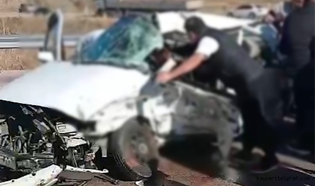 kayseritelgraf's tweet card. Pınarbaşı'daki feci kazada bir kişi hayatını kaybetti