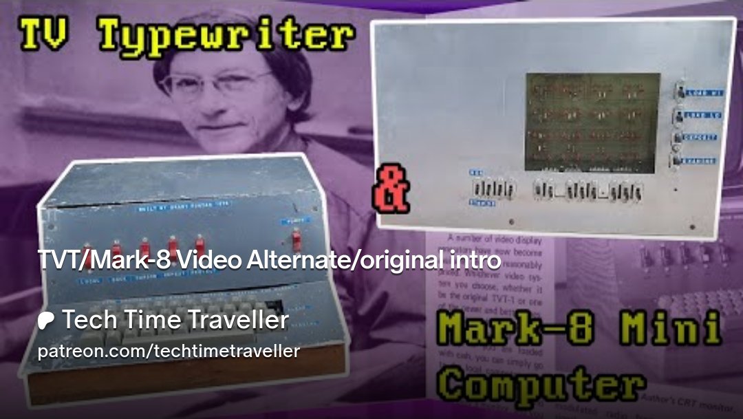 TechTimeTravel's tweet card. Get more from Tech Time Traveller on Patreon