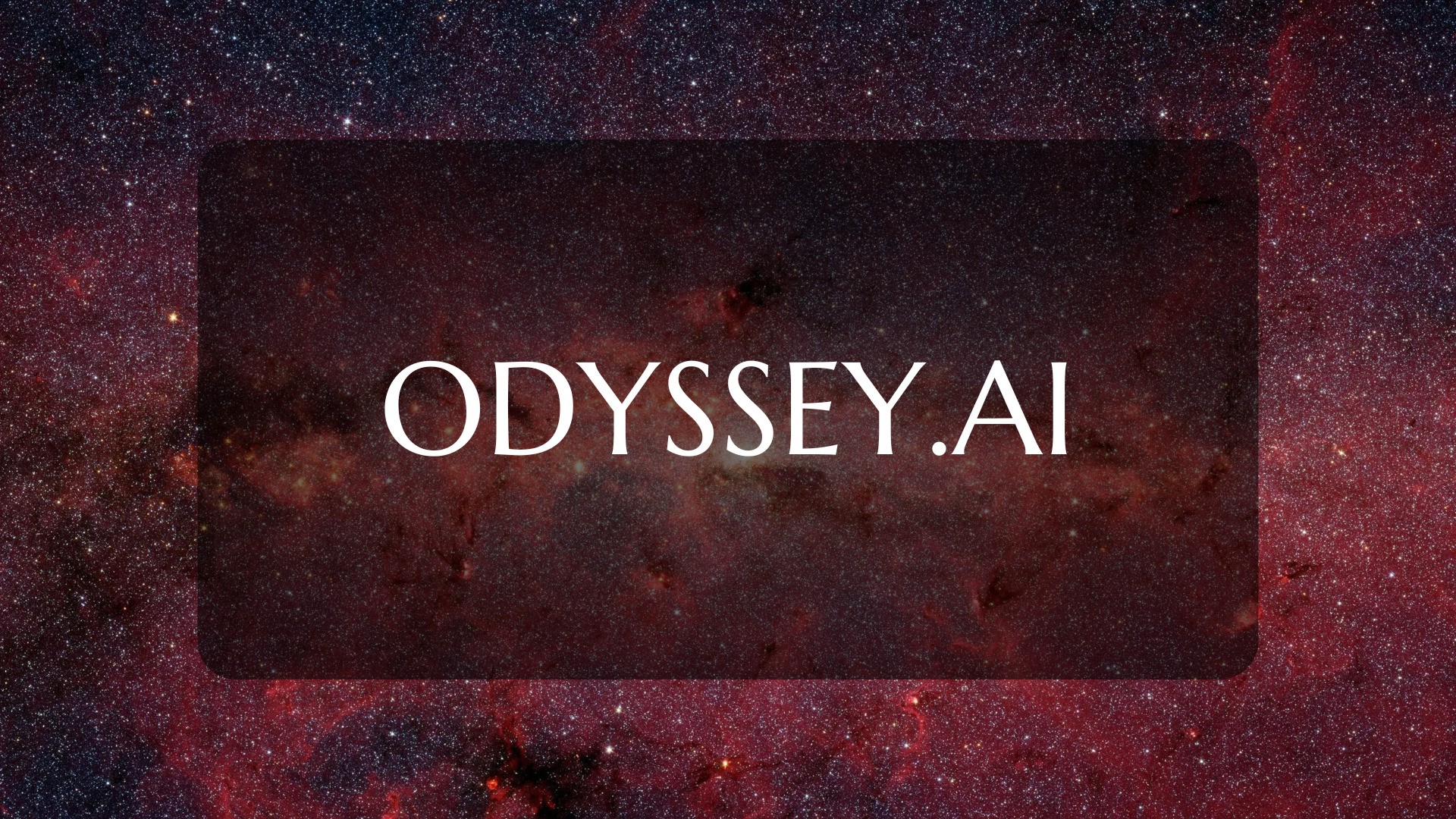 msdeveci's tweet card. Early access form for Odyssey.ai
