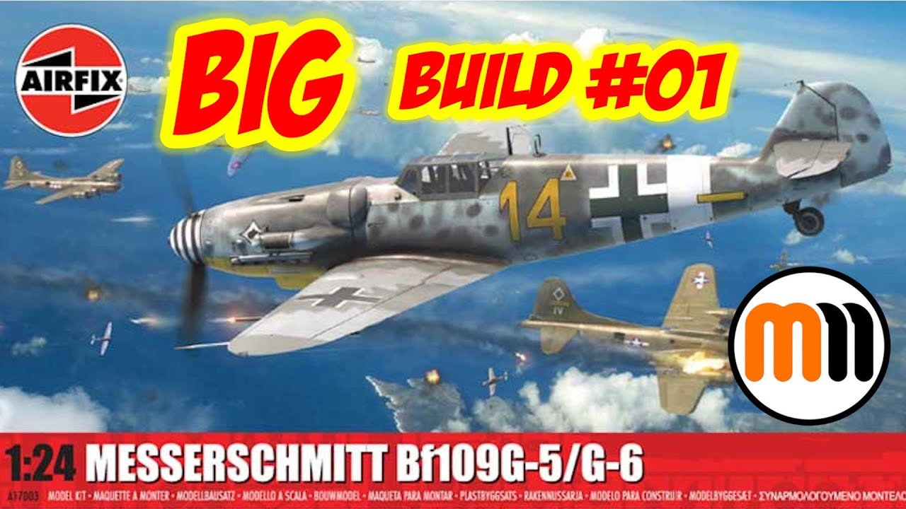 MannsModels's tweet card. Airfix Bf 109 G-5/G-6 Big Build Series Part 01 - Engine