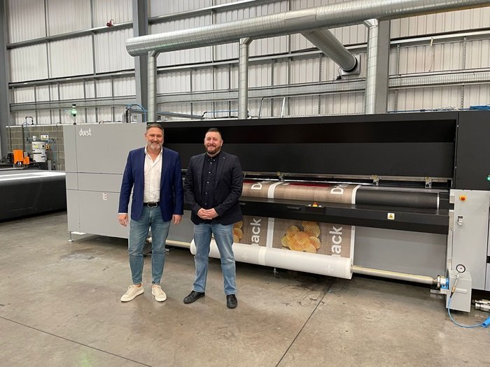 IPPTalk's tweet card. Pureprint Imprint, has expanded its large format roll-to-roll manufacturing capabilities with the acquisition of the Durst P5 350 HSR D4
