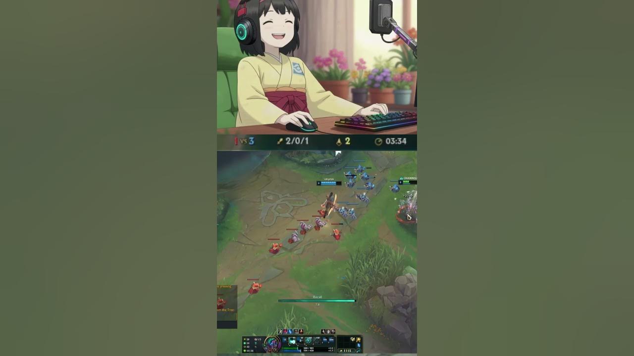 gymldrerika's tweet card. Maokai takes all the kills!