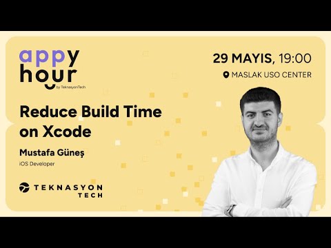 bashreks's tweet card. Reduce Build Time on Xcode - Mustafa Güneş - Appy Hour Meetup #2
