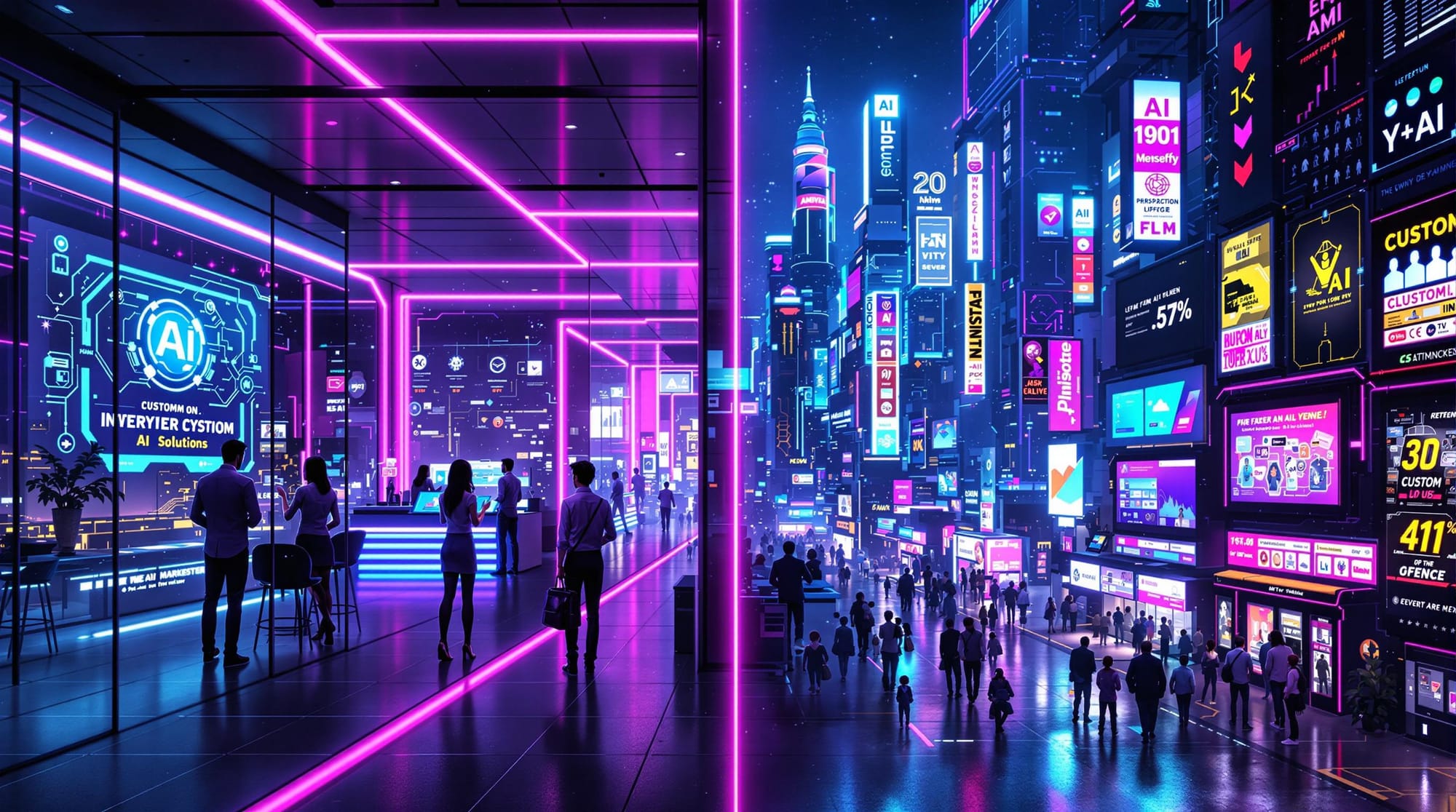 NaitiveAi's tweet card. Explore the differences between custom AI solutions and pre-built models to find the best fit for your business needs and budget.