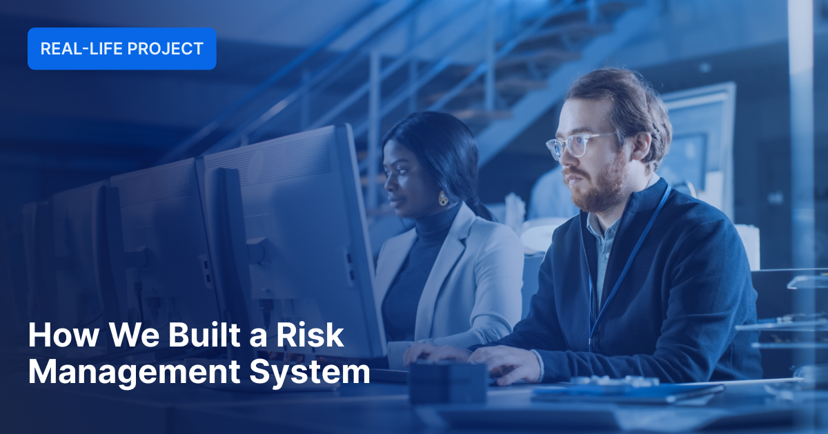SaMSolutionsCom's tweet card. Discover how we developed a robust risk management system for an international company. Explore the challenges, solutions, and technologies behind this real-life project success story.