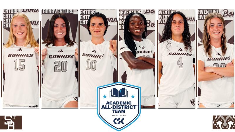 BonniesWSoccer's tweet card. Six St. Bonaventure women's soccer student-athletes have been recognized as College Sports Communicators Academic All-District selections, officials announced Tuesday.