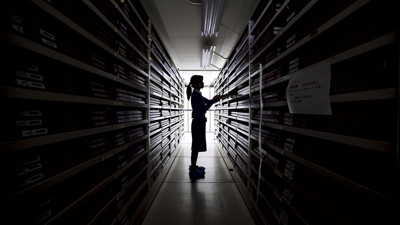 ThisAmerLife's tweet card. Stories of people who roam the stacks and find unexpected things that just happen to be exactly what they required.