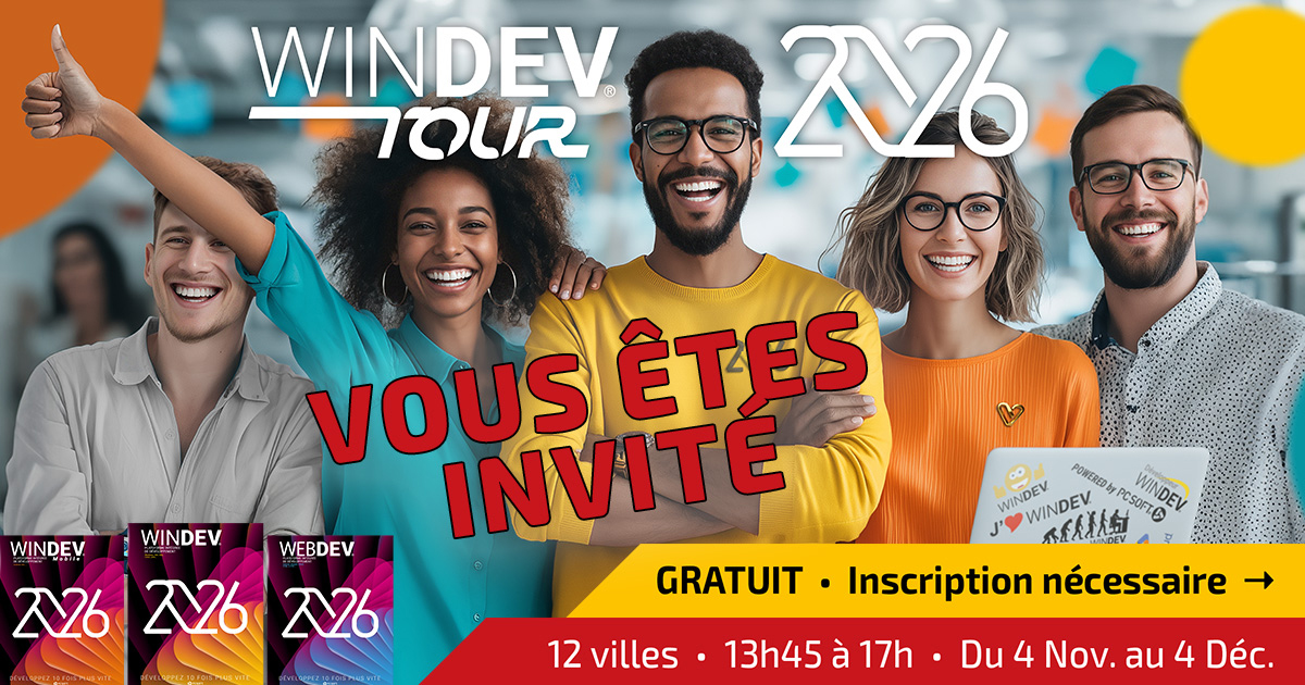 PCSOFT_FR's tweet card. WINDEV est une suite logicielle de développement d'applications cross-plateformes