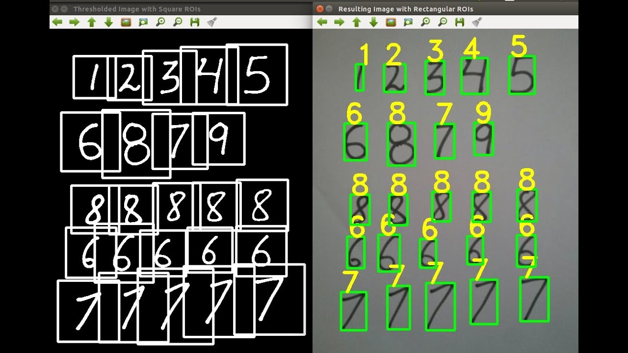Noorkhokhar10's tweet card. Digit Recognition python opencv