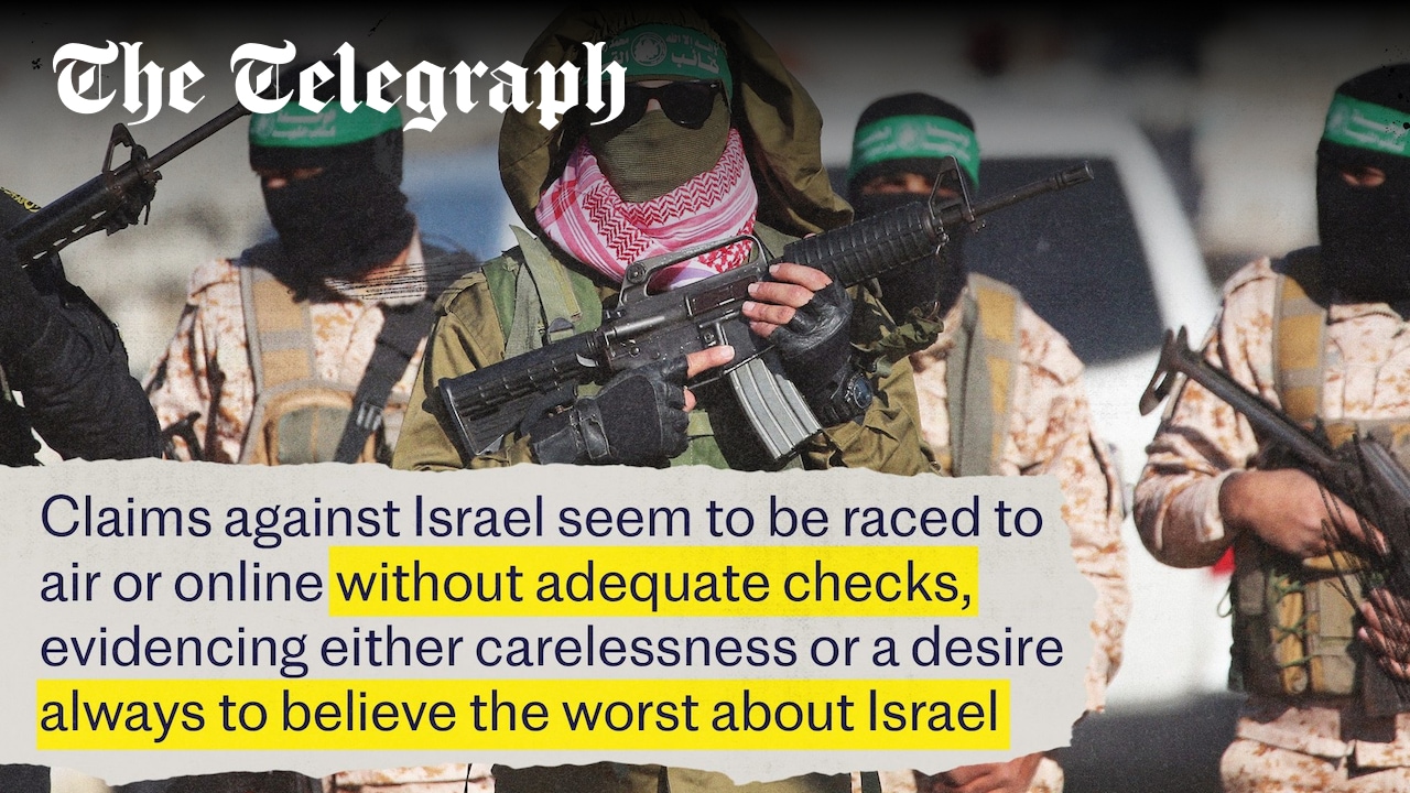 antisemitism's tweet card. Leaked dossier says corporation’s Arabic service boosted terror group’s claims and minimised Israeli suffering